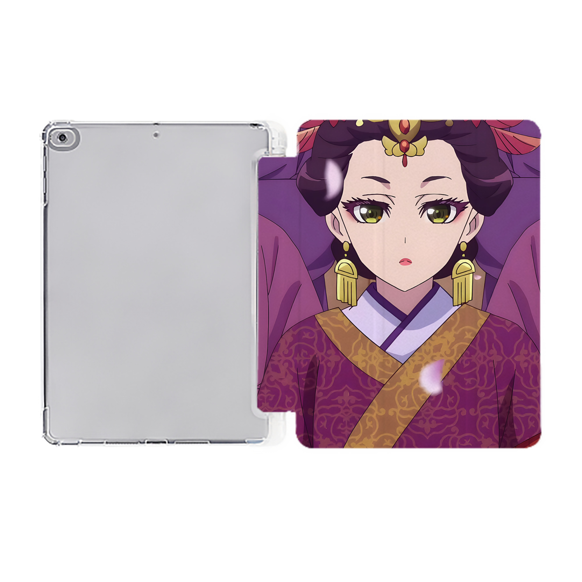 （画像用） 薬屋のひとりごと The Apothecary Diaries IPad ケース ペン収納付き 三つ折りスタンド PUレザー×シリコン 対応機種9.5/10.5/10.9インチ